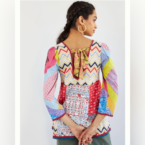 Anthropologie Let Me Be Top - Picture 11 of 12